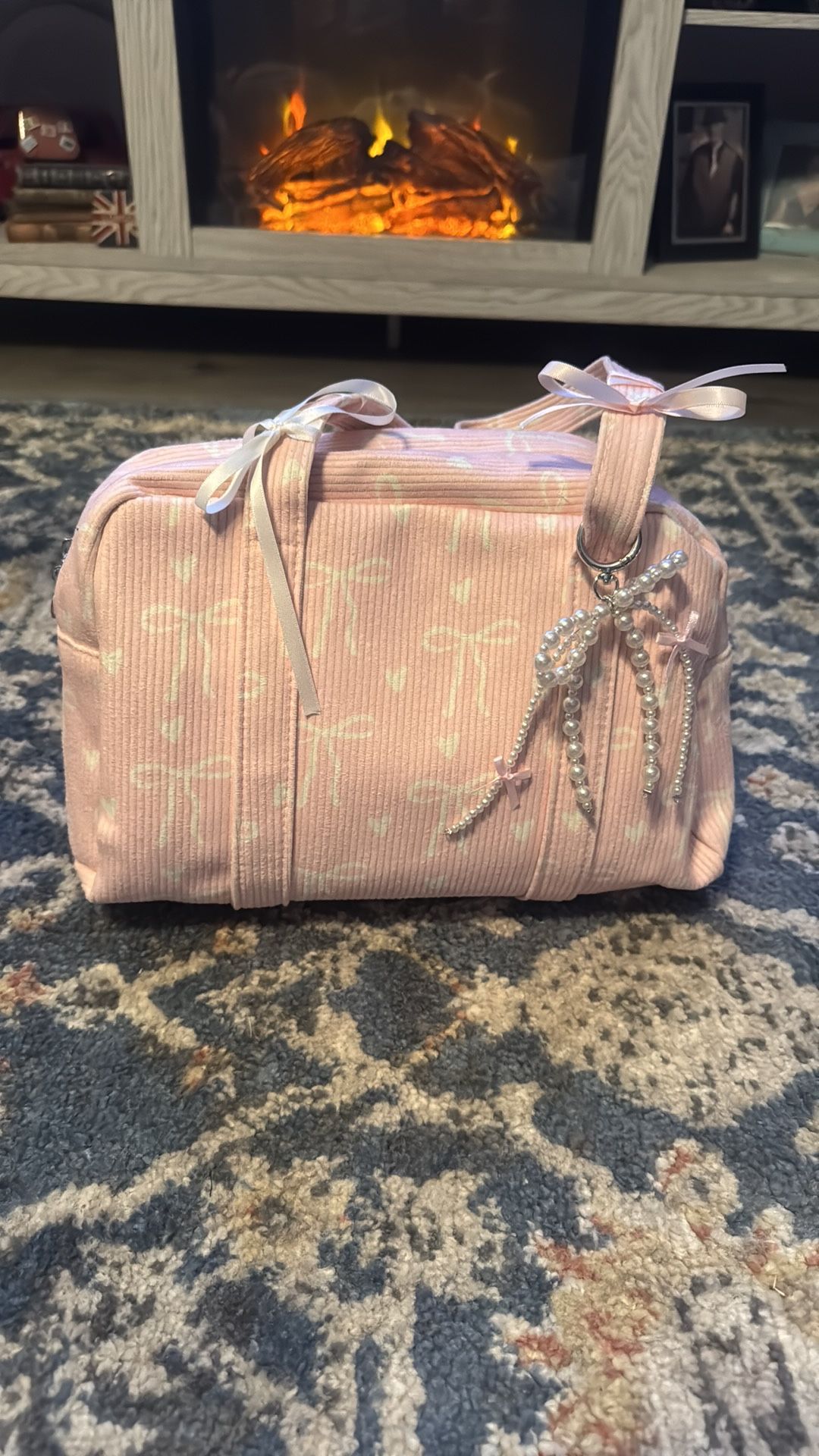 Pink Duffle Bag