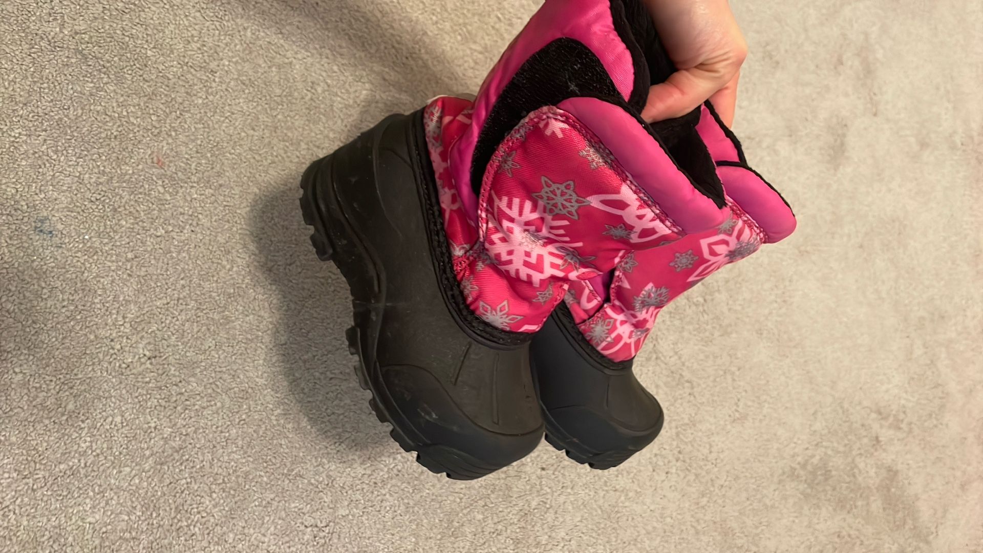 Toddler  Size 7 Snow Boots Girls 