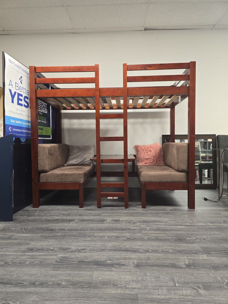 Twin/Twin convertible loft bed