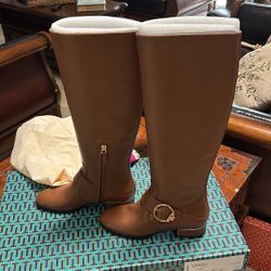 Tory Burch Sofia Riding Boots . Festival Brown 219 Size 6 