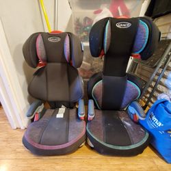 Pair Of Graco Turbo HB Booster Seats