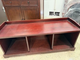 Pottery Barn entryway bench