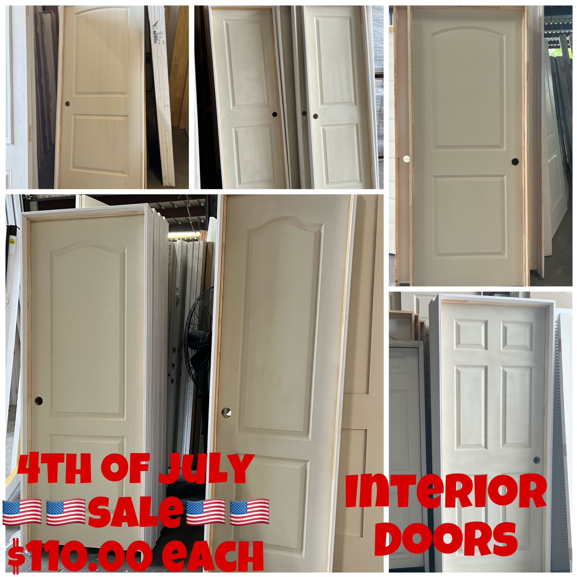 INTERIOR DOOR SALE 🚪🇺🇸🚪🇺🇸