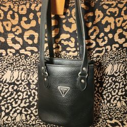 Guess Black Leather Handbag