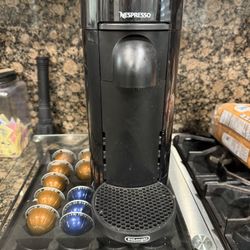 Nespresso Machine With Pod Holder