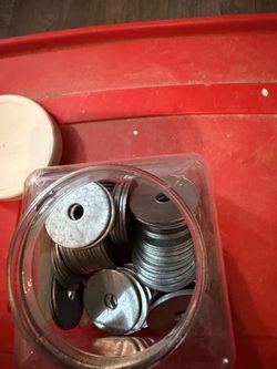 Bulk Lot of Metal Flat Washers