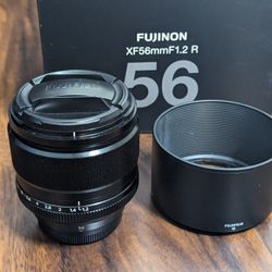 Fujifilm XF 56mm F/1.2 R Lens in EXCELLENT Condition in Box
