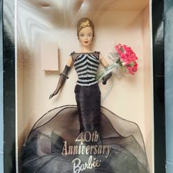 1999 40th Anniversary Barbie Doll, a Collector Edition by Mattel (No. 21384)