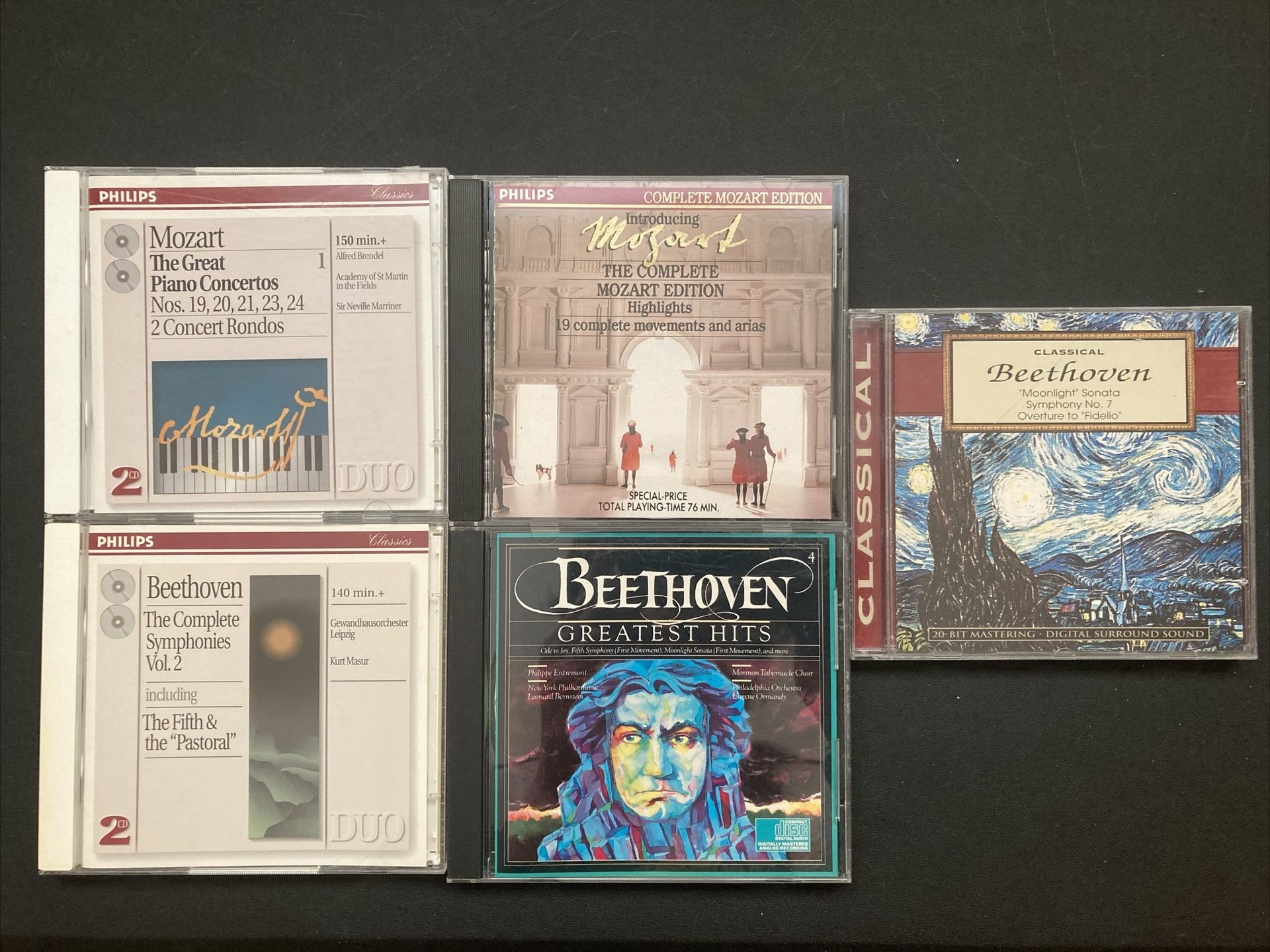 Beethoven & Mozart Classical Music CD Collection