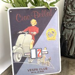 Vintage Vespa Perpetual Calendar