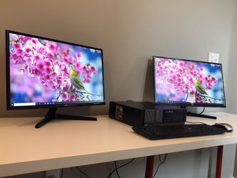 24” Dual Monitor Complete Setup