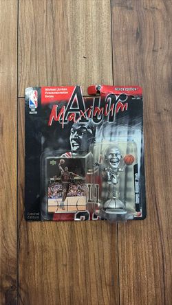 1999 Mattel Michael Jordan Maximum Air Silver Edition commemorative figure
