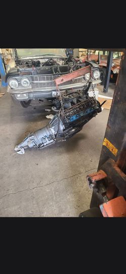 1962 Cadillac 390 motor and transmission