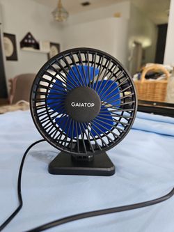 USB mini desk fan