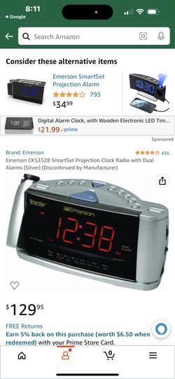 Emerson Projection Dual Alarm