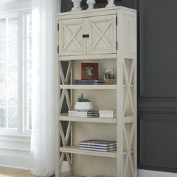 ⚜⚜Bolanburg White/Oak Large Bookcase 

