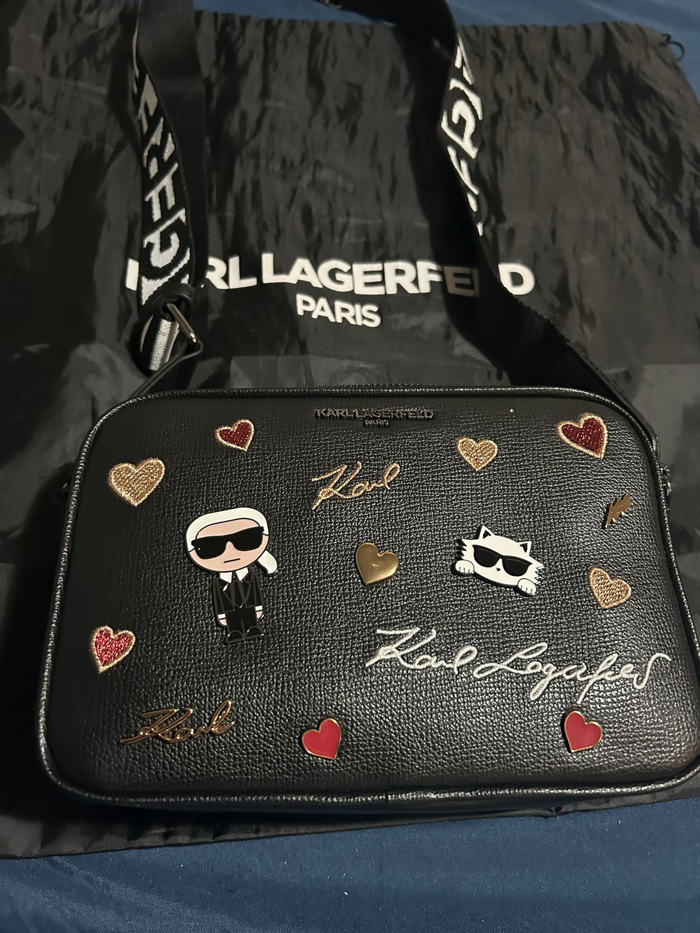 Karl Lagerfeld cham crossbody bag - New With Tags:)