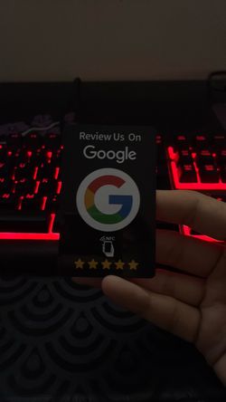 Google Review NFC Tap Card