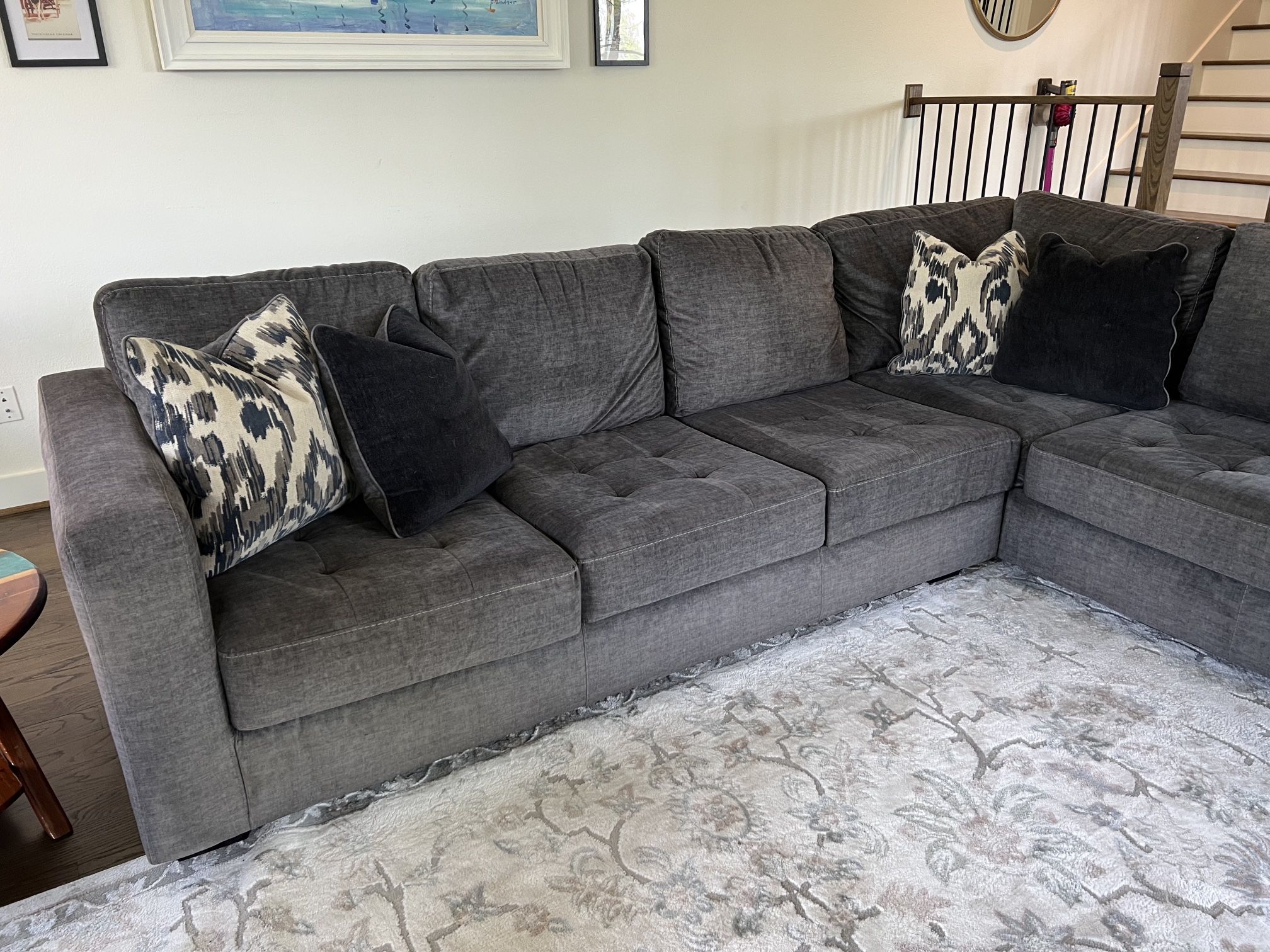 Sectional Couch - Grey.