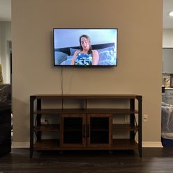Industrial Rustic Entertainment Center/TV Stand