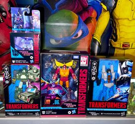 Transformers The Movie Studios Series 86 Autobot Deluxe Class Hound Voyager Hot Rod / Decepticon Thundercracker Core Rumble Hasbro New NRFP MISP