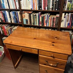 Solid Pine Student Desk (25 Delivery) 38x20x30