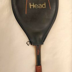 Vintage RARE AMF Head Guillermo Vilas Wooden Tennis Racquet