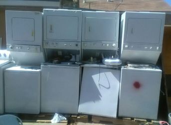 STACKABLES... WASHERS AND DRYERS GREAT FOR FIX OR PARTS