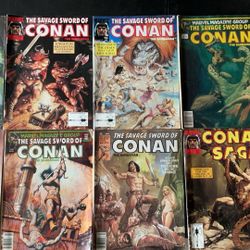 Conan The Barbarian Comics All In Good Condition