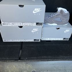 Air Jordan Retro 5 Wold Grey  