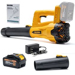 Cordless Leaf Blower Battery Powered Handheld, 170 MPH Electric Leaf Blower Includes 20V MAX 1 *4.0AH Battery & Fast