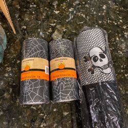 Spider Halloween tulle 16 Yards and skull mesh ribbon 18’