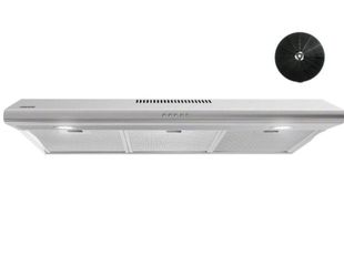 Firegas 36in Under Cabinet Stainless Steel Range Hood 200CFM Ductless/Ducted
