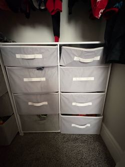 8 drawer fabric storage dresser