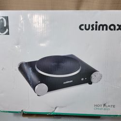 Cusimax Hot Plate 120V 60Hz 1500W Model CMHP-B101