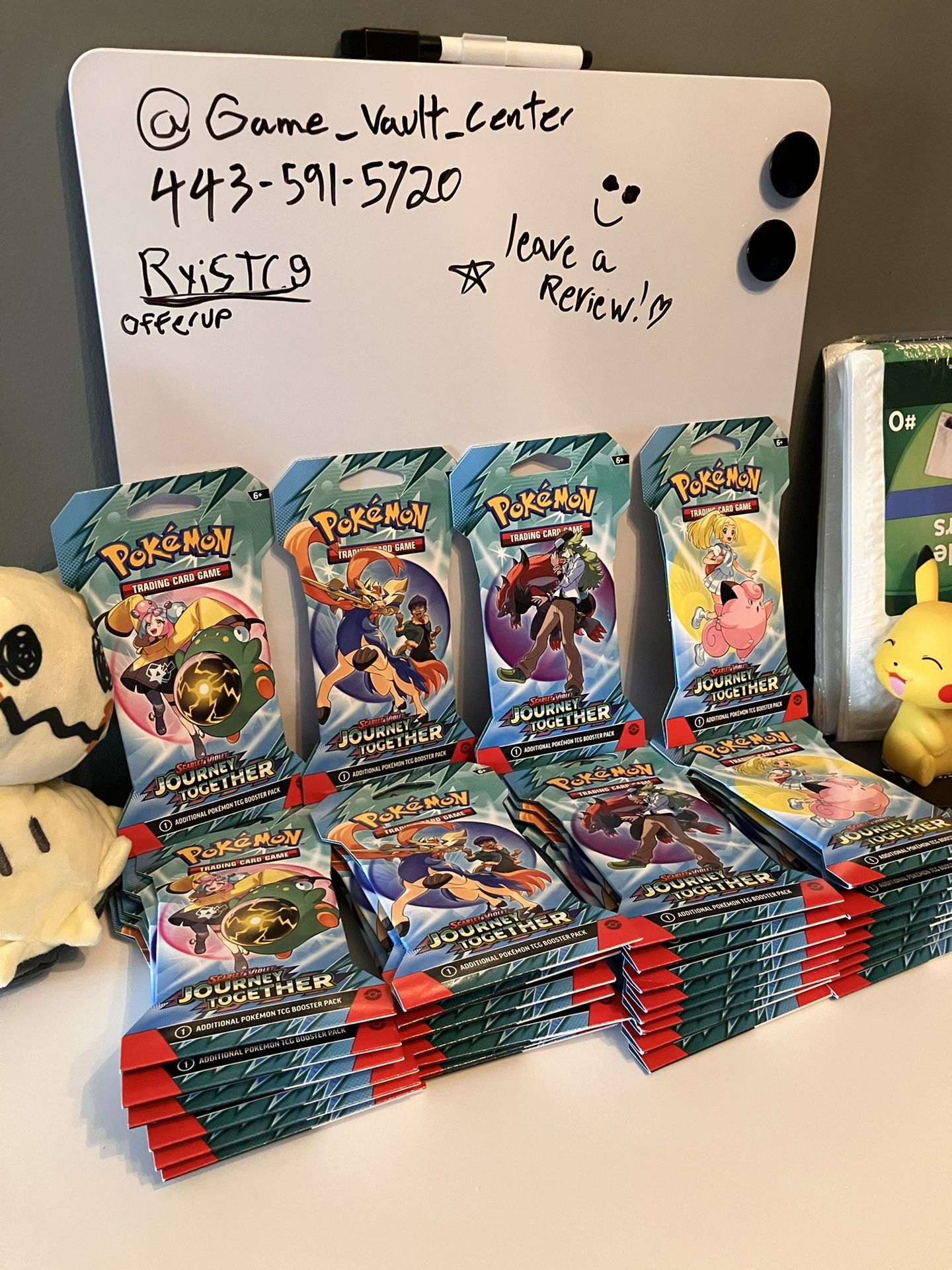 38x SV: Journey Together Booster Packs