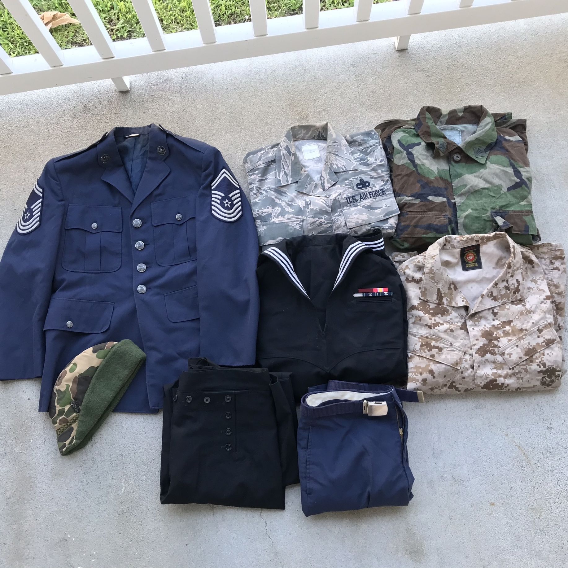 army dress blues for sale US Military Men's Service Blue ASU Uniform Coat Jacket Many Sizes Available - Free Shipping Both pieces are made of 100% soft cotton ASU Men's NCO 31R C