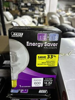 Feit Electric Energy Saver Halogen G25 Clear Bulb 40W/60W