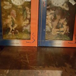 new pendulum clocks angels $25. each