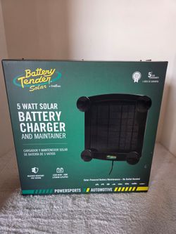 5W Solar Battery Charger & Maintainer Brand New (Price Is Firm)