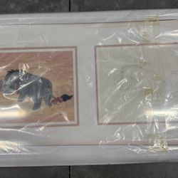 Disney Winnie The Pooh Eeyore Animation Cel and Sketch