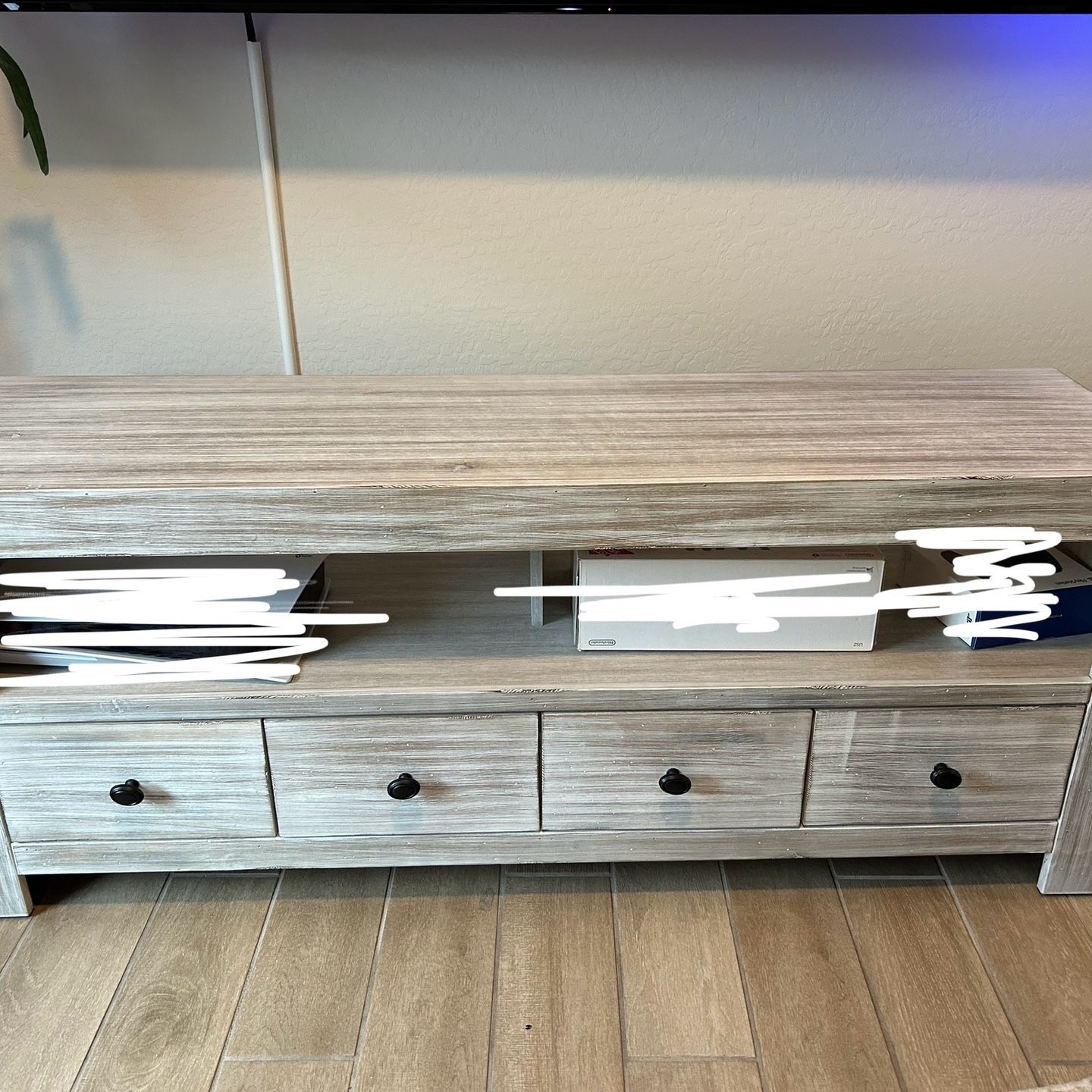 Solid Wood TV Stand - Living Spaces