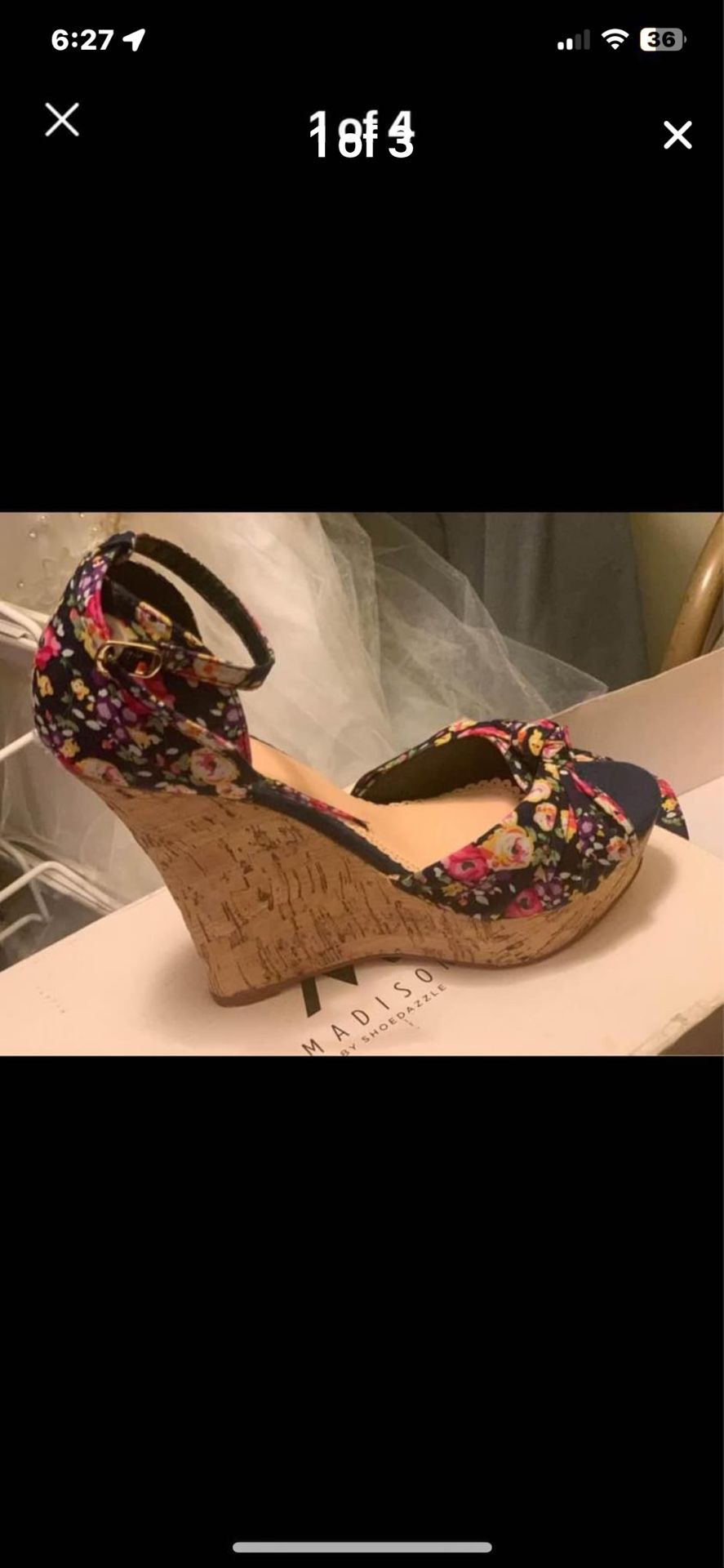 Wedge Shoes Like New Size 9