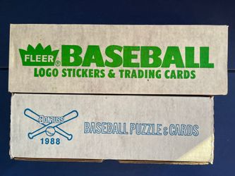 Two Sealed 1988 Baseball Complete Sets Donruss & Fleer