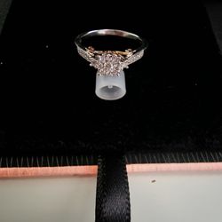 14k white gold ring