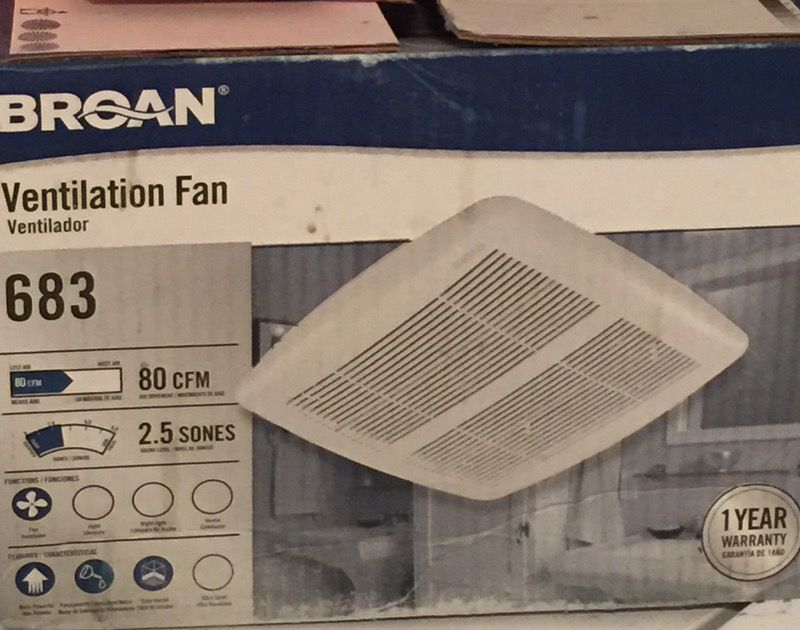 New ventilation fan
