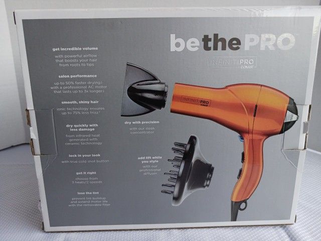 InfinitiPRO by Conair Quick Styling Salon Hair Dryer