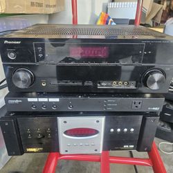 Monster Power 7000, Panamax M4000, Pioneer Audio/video Mukti Channel Reciever