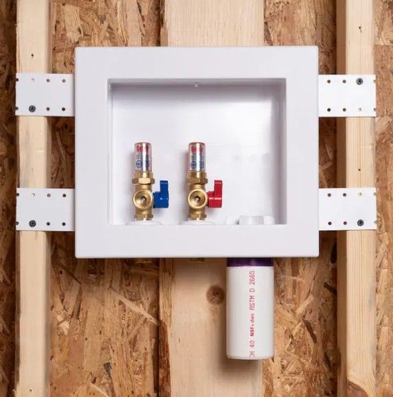 Oatey Quadtro 2 in. Copper Sweat Connection Washing Machine Outlet Box