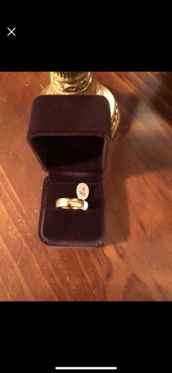 18k gold plated engagement ring